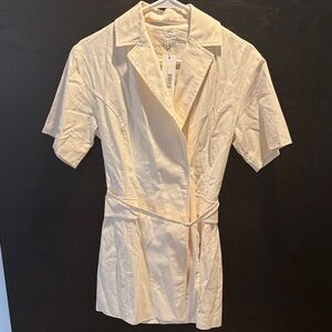 Vici Cream Collared Dress